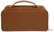 Alice Wheeler London Kensington Tågfodral i mocka - Fudge Tan