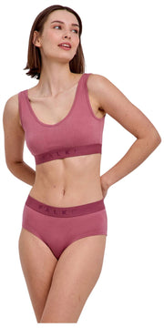 Falke Daily Comfort 2-Pack Bustier Bralette - Röd