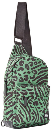 Roka Willesden Large Recycled Canvas Crossbody Bag - Kronärtskocka Grön