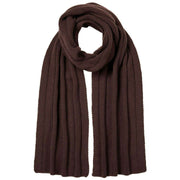 falke-pure-cashmere-ribbed-scarf---dark-brown-34458930