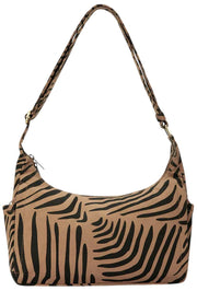 Hindbag Emile Multi Pocket Axelväska - Cinnamon Tiger Brown