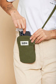 Hindbag Bill Phone Bag - Olivgrön