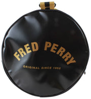Fred Perry Tipped Classic Barrel Bag - Svart/Guld