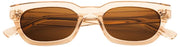 MessyWeekend Jenner Blue Light Läsglasögon - Brun/Peach Beige