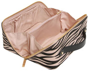 Alice Wheeler London Animal Print Train Case - Svart/Zebra