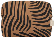 Hindbag Leon Necessär - Zebra Cinnamon Brown