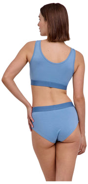 Falke Daily Comfort 2-Pack Bustier Bralette - Blå/Beige