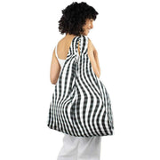 kind-bag-london-xl-reusable-bag---distorted-gingham-black-34299318