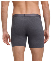 Falke Daily Comfort 2-Pack Long Leg Boxer - Mörkgrå Ljung