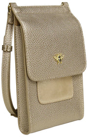 Alice Wheeler London Mini Bloomsbury Crossbody-väska - Brons