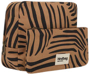 Hindbag Alix Extra Large Necessär - Cinnamon Zebra Brown