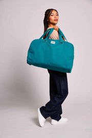 Hindbag Yves Stor resväska - Peacock Blue