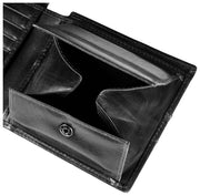 Dents Itchen Coin Bifold Plånbok - Svart