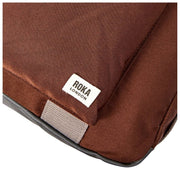 Roka Gatwick Medium Recycled Canvas Duffle Bag - Chokladbrun