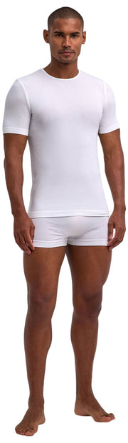 Falke Daily Seamless T-shirt med rund hals - Vit
