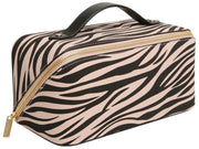 Alice Wheeler London Animal Print Train Case - Svart/Zebra