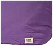 Roka Oxford Medium Taslon Axelväska - Gothic Grape Lila