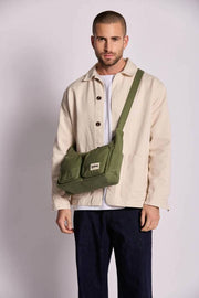 Hindbag Emile Multi Pocket Axelväska - Olivgrön