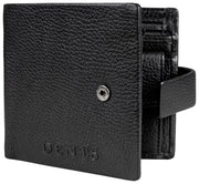 Dents Aire Coin Bifold Plånbok - Svart