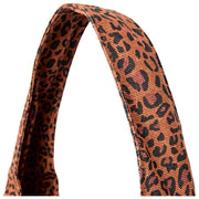 Roka Hoxton Large Cotton Canvas Axelväska - Mini Leopard Brown