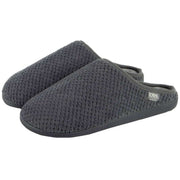 isotoner-swept-back-popcorn-mule-slippers---grey-34523464