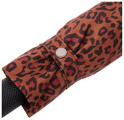 Roka Waterloo Återvunnet Nylon Paraply - Mini Leopard Brun
