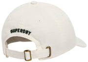 Superdry & Co SD broderad basebollkeps - mjuk vit
