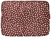 Roka Brick Lane Recycled Canvas Laptopfodral - Brun fläck