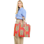 elie-beaumont-serendipity-cotton-quilted-tote-bag---tibetan-tiger-pinkorange-34301048