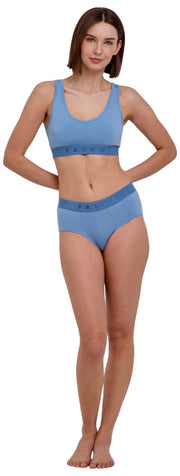Falke Daily Comfort 2-Pack Bustier Bralette - Blå/Beige