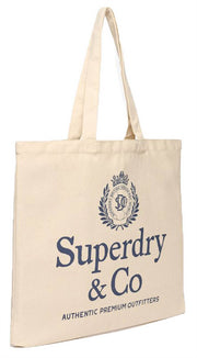 Superdry & Co Tygväska - Natural Brown/Eclipse Navy