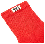 Roka Windsor Solid Crew Socks - Tranbärsröd
