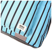 Roka Gatwick Medium Recycled Canvas Duffelväska - Blue Stripe