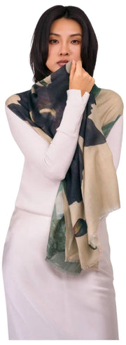Powder Midnight Orchid Wrap Scarf - Vit