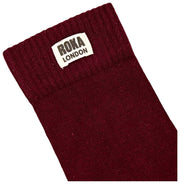 Roka Wimbledon Crew Socks - Plommon Burgundy