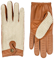 Dents The Suited Racer Hatcher Läder körhandskar - Cognac Tan