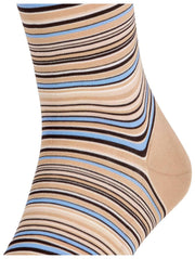 Falke Microblock Knähöga strumpor - Sesambeige