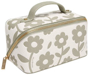 Alice Wheeler London Floral Mini Train Case - Pistaschgrön