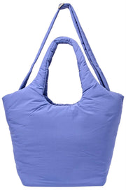 Roka Oxford Medium Taslon Axelväska - Coastal Purple