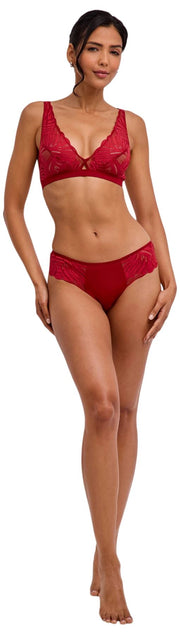 Falke Delicate Touch Triangle Bralette - Ventimiglia Röd