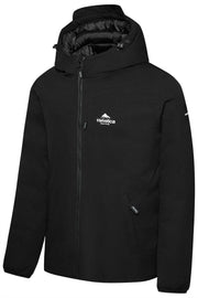 Helvetica Mountain Pioneers Eyeblock Hooded Windbreaker Jacka - Svart