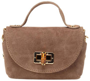 Elie Beaumont Mocka Mini Bambou Väska - Mink Beige