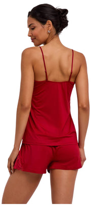 Falke Delicate Touch Chemise Topp - Ventimiglia Röd