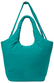 Roka Oxford Medium Taslon Axelväska - Ocean View Blue