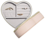 Stackers Heart Travel Smyckeskrin - Blush Raffia