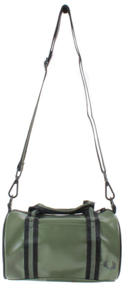 Fred Perry Classic Mini Barrel Bag - Laurel Wreath Grön/Svart
