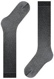 Falke Glitter 30 Denier Knähöga strumpor - Svart/Sliver
