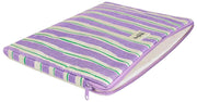 Hindbag Ava Small 13-tums Laptop-fodral - Grön/Parma Stripes