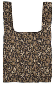 Kind Bag London Medium återanvändbar väska - Leopard Brown