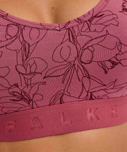 Falke Daily Comfort Print 2-Pack Bustier Bralette - Röd